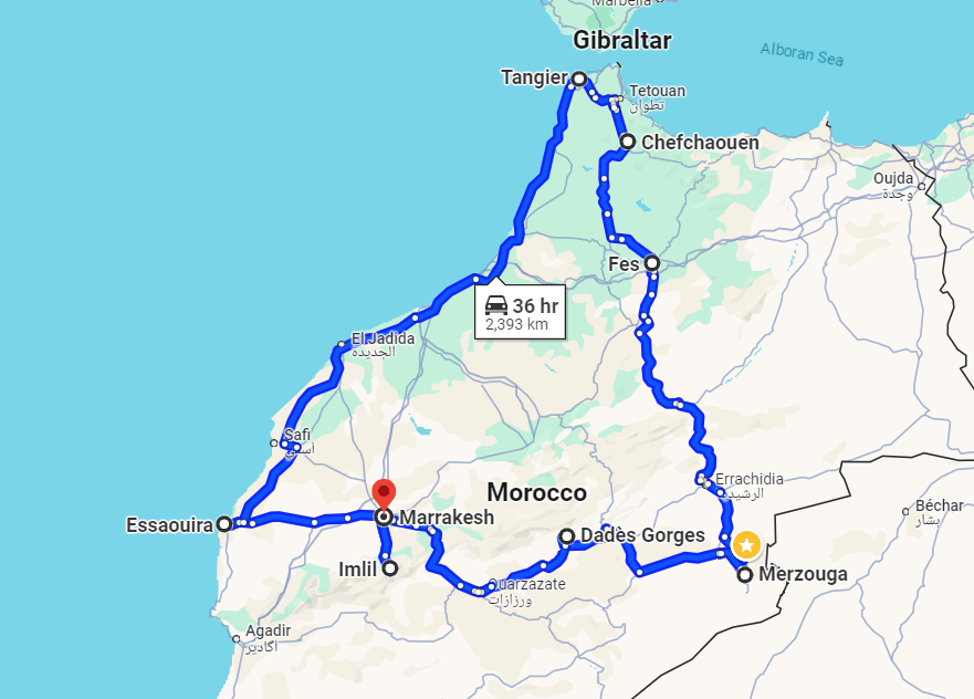 15 days Morocco tour from Marrakech